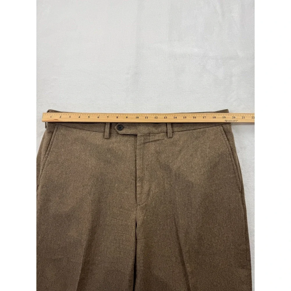 Lands' End Classic Clothing Traditional Fit Chino Pants Men's 38 Khaki Casual - Picture 8 of 12